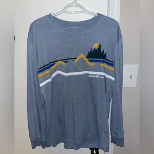 Eddie Bauers Men's Long Sleeve T-Shirt Size M